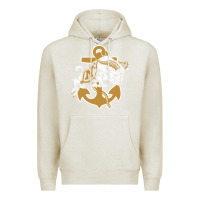 Oatmeal Heather navy midshipmen Premium Hoodie - linhVisuals