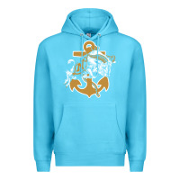 Ocean Blue navy midshipmen Premium Hoodie - linhVisuals