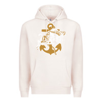 Pale Pink navy midshipmen Premium Hoodie - linhVisuals