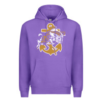 Purple navy midshipmen Premium Hoodie - linhVisuals