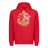 Red navy midshipmen Premium Hoodie - linhVisuals