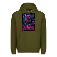 Army Green Black Dahlia Murder Premium Hoodie - linhVisuals