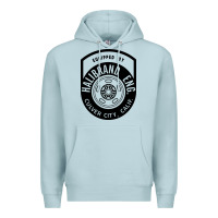 Blue Mist what goes up must come down Premium Hoodie - linhVisuals