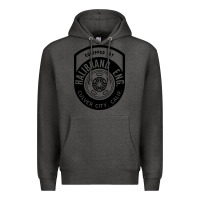 Charcoal Heather what goes up must come down Premium Hoodie - linhVisuals