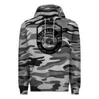Slate Camo what goes up must come down Premium Hoodie - linhVisuals