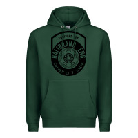 Sports Green what goes up must come down Premium Hoodie - linhVisuals