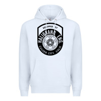 White what goes up must come down Premium Hoodie - linhVisuals