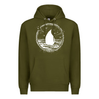 Army Green magic  the gathering kaldheim islands symbol Premium Hoodie - linhVisuals