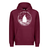 Burgundy magic  the gathering kaldheim islands symbol Premium Hoodie - linhVisuals