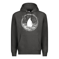 Charcoal Heather magic  the gathering kaldheim islands symbol Premium Hoodie - linhVisuals