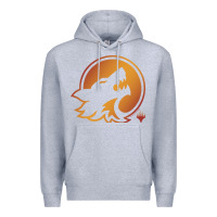 Heather Grey magic the gathering hunt emblem Premium Hoodie - linhVisuals