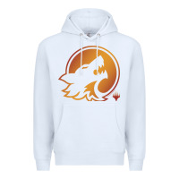 White magic the gathering hunt emblem Premium Hoodie - linhVisuals