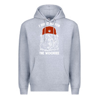 Heather Grey i did it all for the wookiee Premium Hoodie - linhVisuals