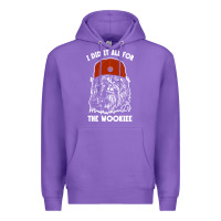 Purple i did it all for the wookiee Premium Hoodie - linhVisuals