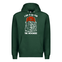 Sports Green i did it all for the wookiee Premium Hoodie - linhVisuals