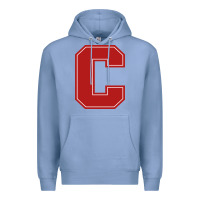 Colony Blue cornell big red Premium Hoodie - linhVisuals