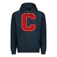 Navy cornell big red Premium Hoodie - linhVisuals