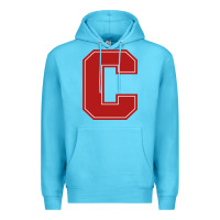 Ocean Blue cornell big red Premium Hoodie - linhVisuals