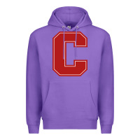 Purple cornell big red Premium Hoodie - linhVisuals