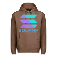 Chestnut solana cryptocurrency solana Premium Hoodie - linhVisuals