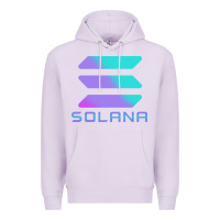 Lilac solana cryptocurrency solana Premium Hoodie - linhVisuals