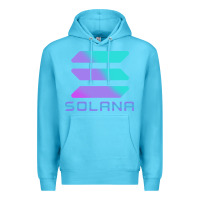 Ocean Blue solana cryptocurrency solana Premium Hoodie - linhVisuals