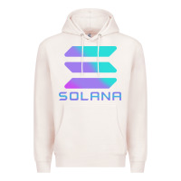 Pale Pink solana cryptocurrency solana Premium Hoodie - linhVisuals