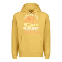 Antique Gold boxer beer dog lover t  shirt boxer beer dog lover t  shirt Premium Hoodie - linhVisuals
