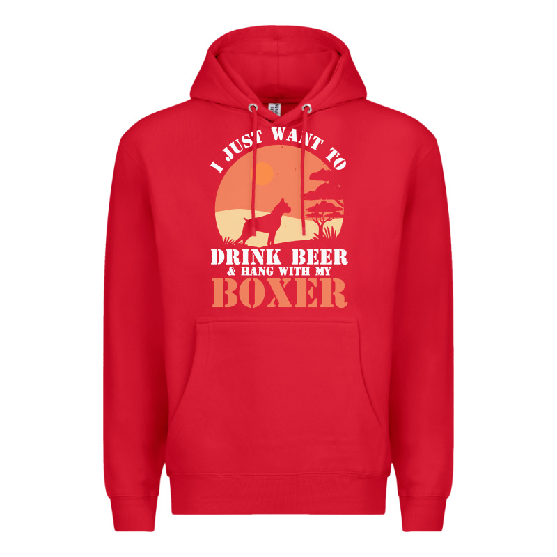 Boxer Beer Dog Lover T  Shirt Boxer Beer Dog Lover T  Shirt Premium Hoodie by linhVisuals | Teevron