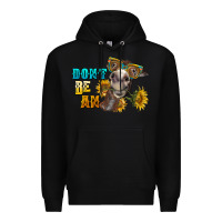 Black don't be an ass donkey Premium Hoodie - BarkalooDesign