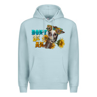 Blue Mist don't be an ass donkey Premium Hoodie - BarkalooDesign