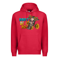 Cardinal don't be an ass donkey Premium Hoodie - BarkalooDesign