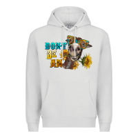 Dove Grey don't be an ass donkey Premium Hoodie - BarkalooDesign