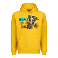 Lemon don't be an ass donkey Premium Hoodie - BarkalooDesign
