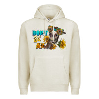 Oatmeal Heather don't be an ass donkey Premium Hoodie - BarkalooDesign