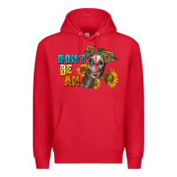 Red don't be an ass donkey Premium Hoodie - BarkalooDesign