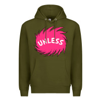 Army Green unless   lorax Premium Hoodie - linhVisuals