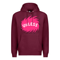 Burgundy unless   lorax Premium Hoodie - linhVisuals