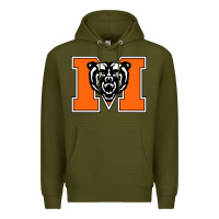 Army Green mercer bears Premium Hoodie - linhVisuals