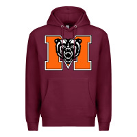 Burgundy mercer bears Premium Hoodie - linhVisuals