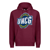 Burgundy unc greensboro spartans Premium Hoodie - linhVisuals