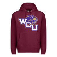 Burgundy western carolina catamounts Premium Hoodie - linhVisuals