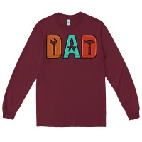 Burgundy dad Long Sleeve Tee - Artiststas