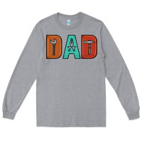 Heather Grey dad Long Sleeve Tee - Artiststas