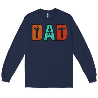 Navy dad Long Sleeve Tee - Artiststas