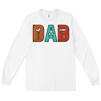 White dad Long Sleeve Tee - Artiststas