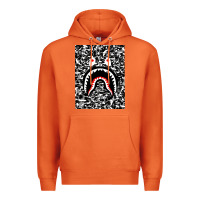 Carrot Bape Shark Army Premium Hoodie - linhVisuals