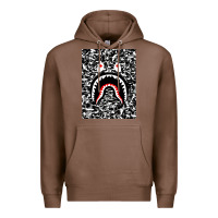 Chestnut Bape Shark Army Premium Hoodie - linhVisuals