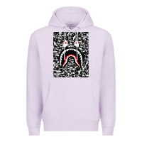 Lilac Bape Shark Army Premium Hoodie - linhVisuals