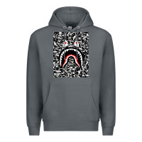 Rock Bape Shark Army Premium Hoodie - linhVisuals